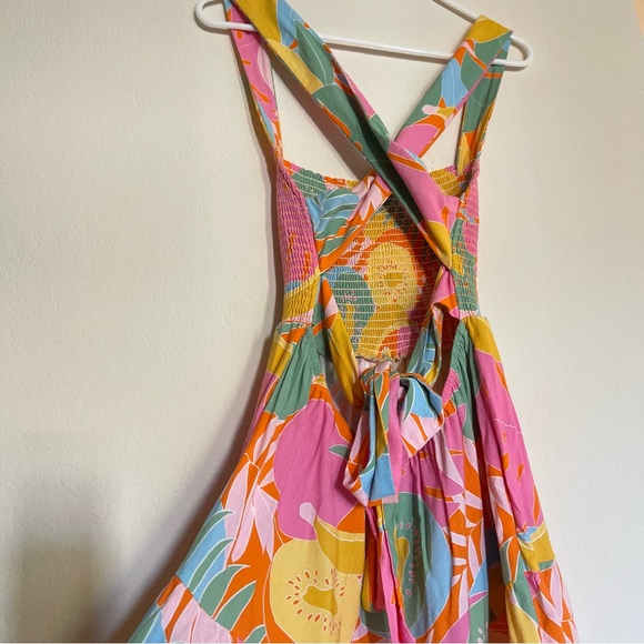 Show Me Your MuMu Collins Mini Dress Tropical Fruit Size M - Picture 6 of 16